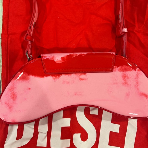 Diesel Red Shoulder Bag play crossbody - Picture 5 of 6